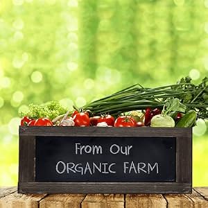 MyGift Rustic Brown Weathered Wood Nesting Storage Bins with Chalkboard Panel and Cutout Handles, Decorative Farmhouse Wooden Stackable Open Top Boxes, 3 Piece Set MyGift Rustic Brown Weathered Wood Nesting Storage Bins with Chalkboard Panel and Cutout Handles Decorative Farmhouse Wooden Stackable Open Top Boxes 3 Piece Set