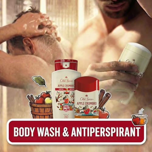 Image of Old Spice Body Wash for Men, Fallidudes Edition, 24 /7 Frightful Freshness, Long Lasting Cleanse & Refresh, Apple Crumbro with Apple Cider Scent, 16 oz