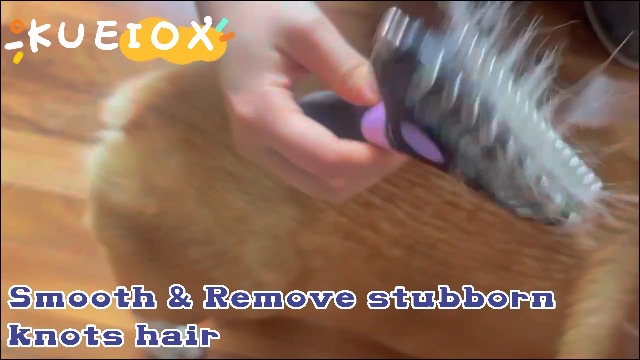 Pet Grooming Kit - 7 PCS Deshedding Brush Set with Slicker, Undercoat Rake, Bath Brush & Nail Clipper for Short & Long Haired Dogs, Cats (Pink) - image 7