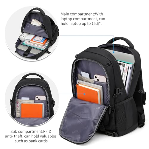 RUCYEN Anti-Theft Skateboard Backpack