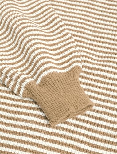 ZAFUL Sweaters for Women Off Shoulder Knit Sweater with Long Sleeve Loose Pullover Jumper Tops4