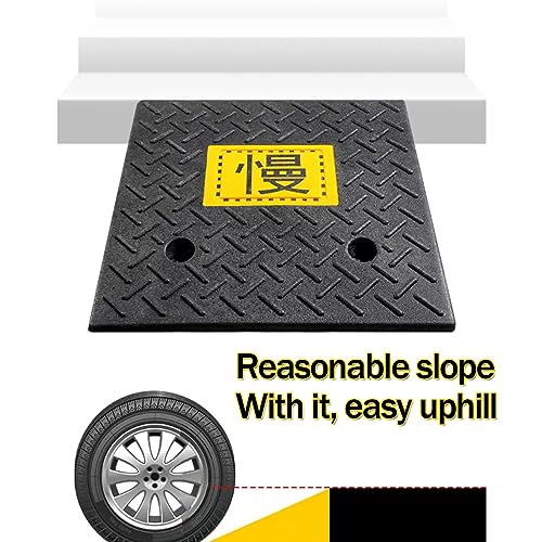 Rampa para Auto de Goma Negra Resistente Altura 3.5in miniatura 5