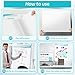 120 Sheets Thickened Sticky Easel Pad, 20 in x 23 in, 30 Sheets/Pad, 4 Pads/Pack, Anchor Chart Paper, Large White Premium Self-Stick Flip Chart Paper for Teachers, Super Sticking Power