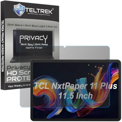 Image of Privacy Matte Anti Peep Screen Guard Compatible With TCL NxtPaper 11 Plus Tab (11.5 inch Inch Tablet) Anti Spy Screenguard Not a Tempered Glass Screen Protector