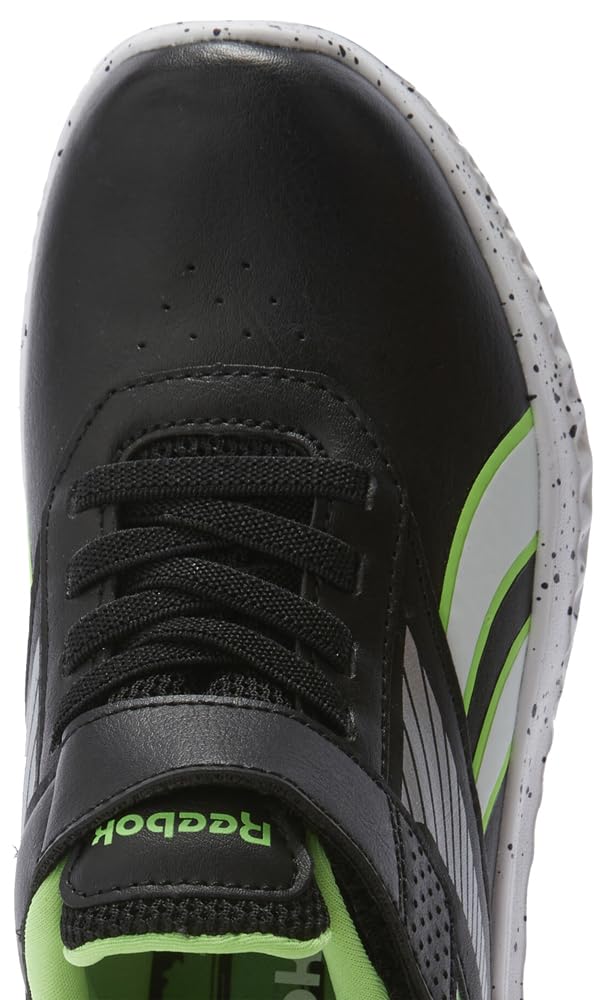 Reebok Rush Runner Syn Elastic Lace & Top Strap, Sneaker Bambini e Ragazzi