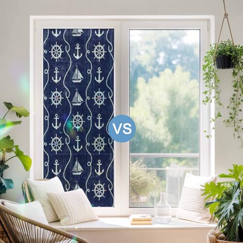 Vinilo decorativo para ventana con efecto iridiscente 17.7x78.7in miniatura 4