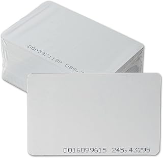 50Pcs 125Khz RFID Cards by UMTMedia® - EM4100 TK4100 Contactless Proximity Smart Card ID Entry Access Control Read Only