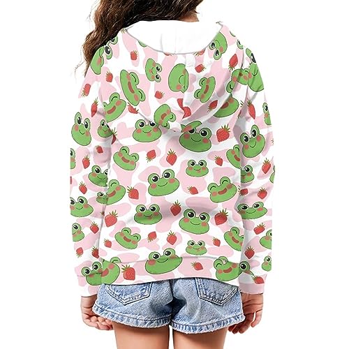 Image of Biyejit Kids Novelty 3D Graphic Printed Hooded Sweatshirt Boys Girls Zip Up Hoodies Age 6-16 Years