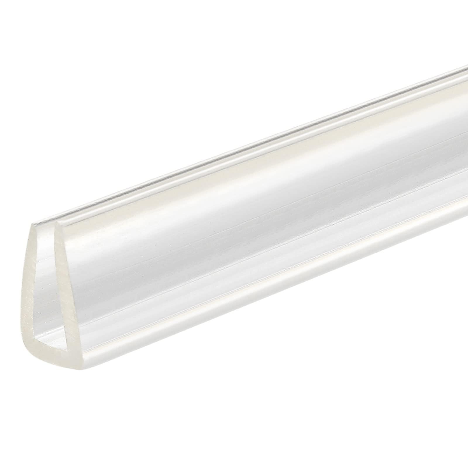 Langthering U Channel Edge Trim, 1.5m Length Rubber Guard Seal Strip Edge Protector (14mm*8mm*1.5m)
