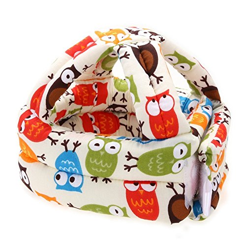 IUME Toddler Baby Safety Helmet Children Headguard Infant Protective Harnesses Cap Adjustable Printed