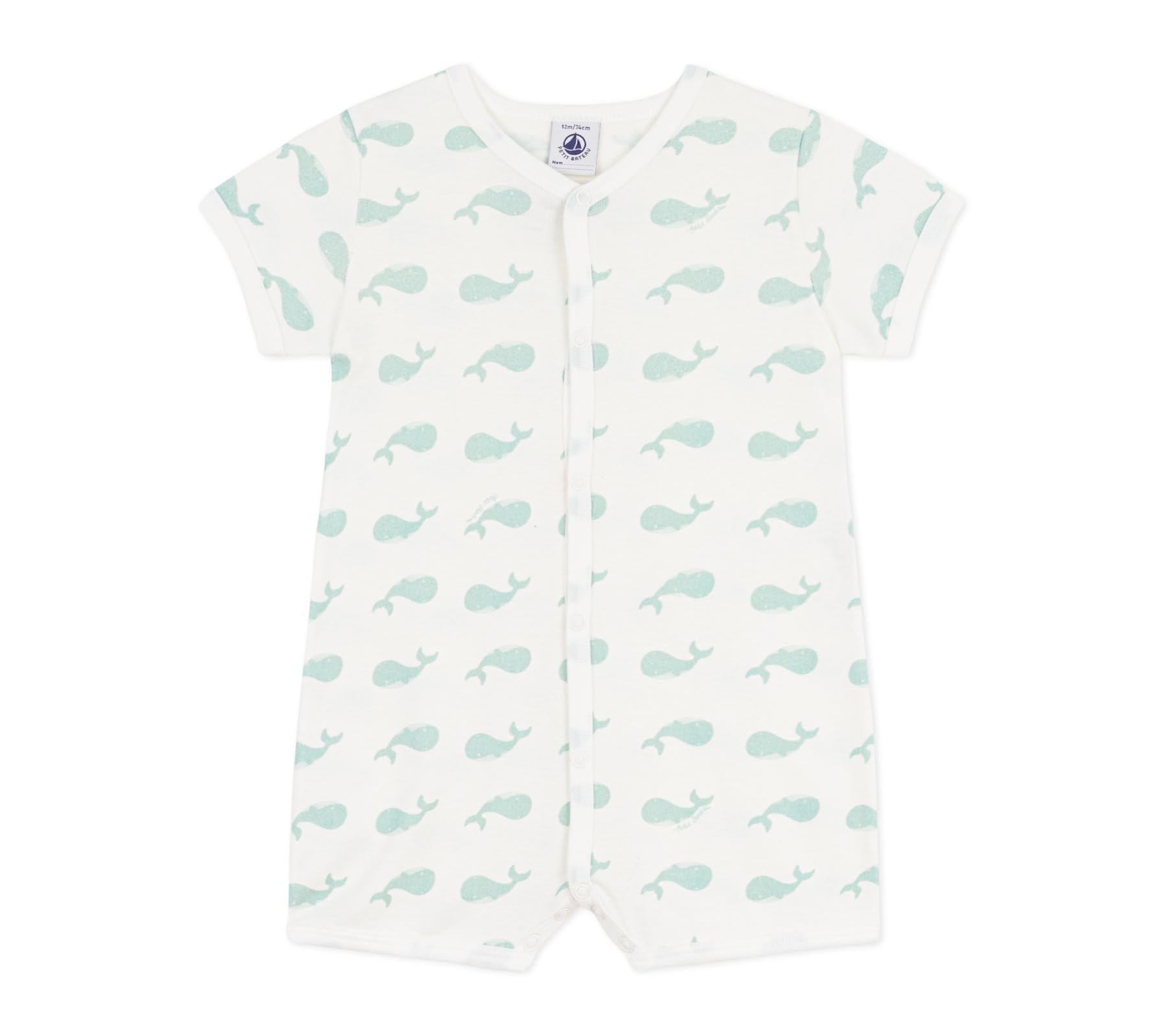 Petit Bateau A0Fs3 Ropa De Noche Unisex Para Bebé, Marshmallow Spray, 24 Meses