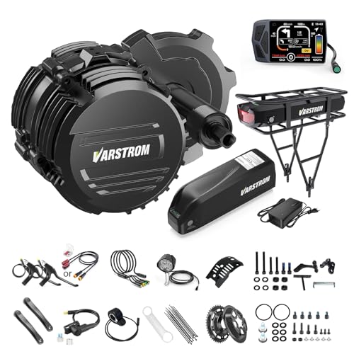 Varstrom Mid Drive Kit for Ebike - Tong-Sheng TSD-Z*-2B TSDZ16 48V 500W 750W 1000W Mid Motor with...