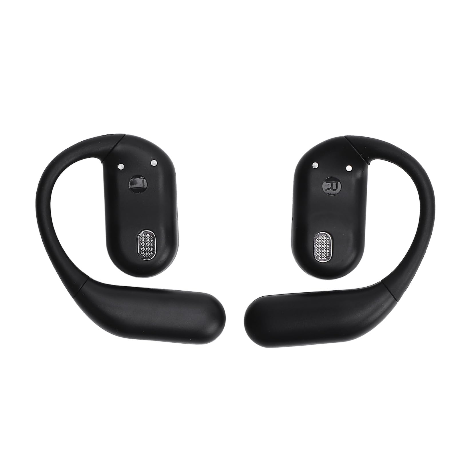 Lot de 2 écouteurs de traducteur de langue avec écran tactile LCD - Bluetooth 5.4 - Résistant à l'eau - Pour voyage d'affaires - Noir