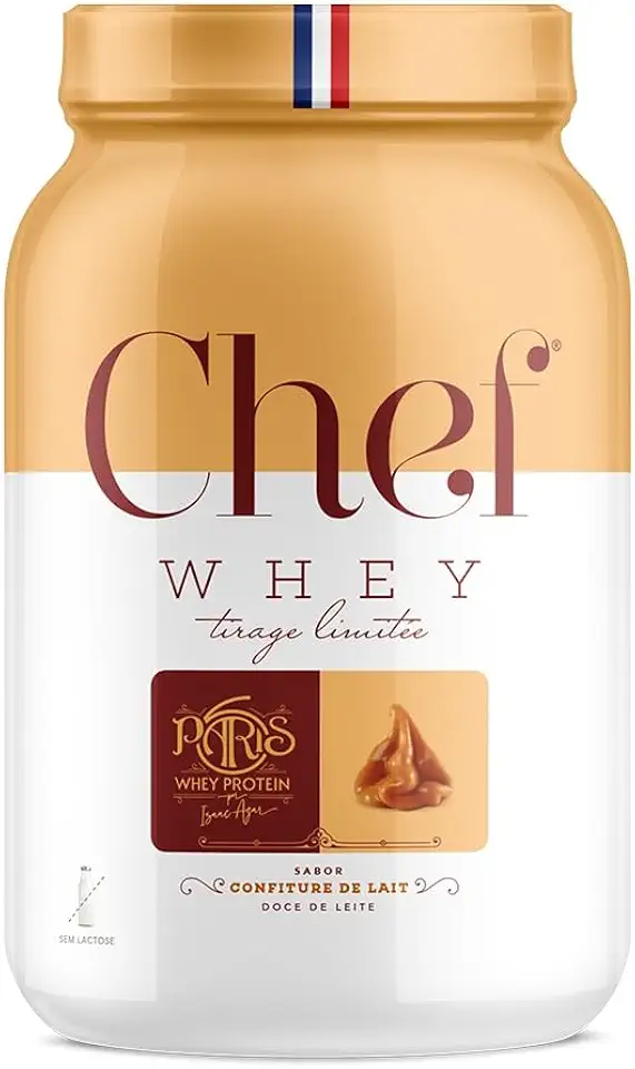 Whey Protein Zero Lactose Paris 6 800g - Chef Whey (800g, Doce de Leite)