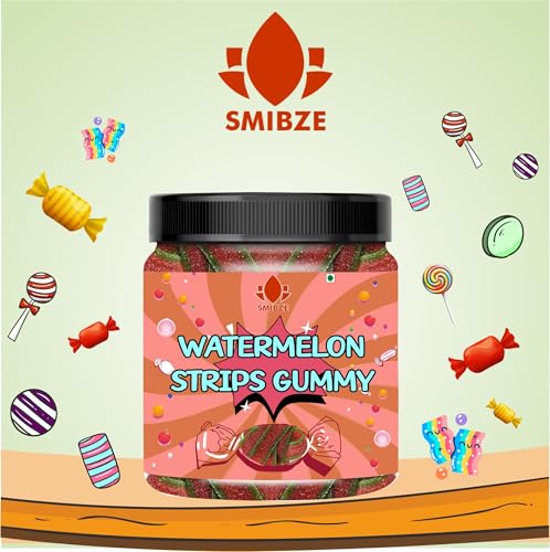 Natural Watermelon Strips Gummy 100 GM miniatura 3