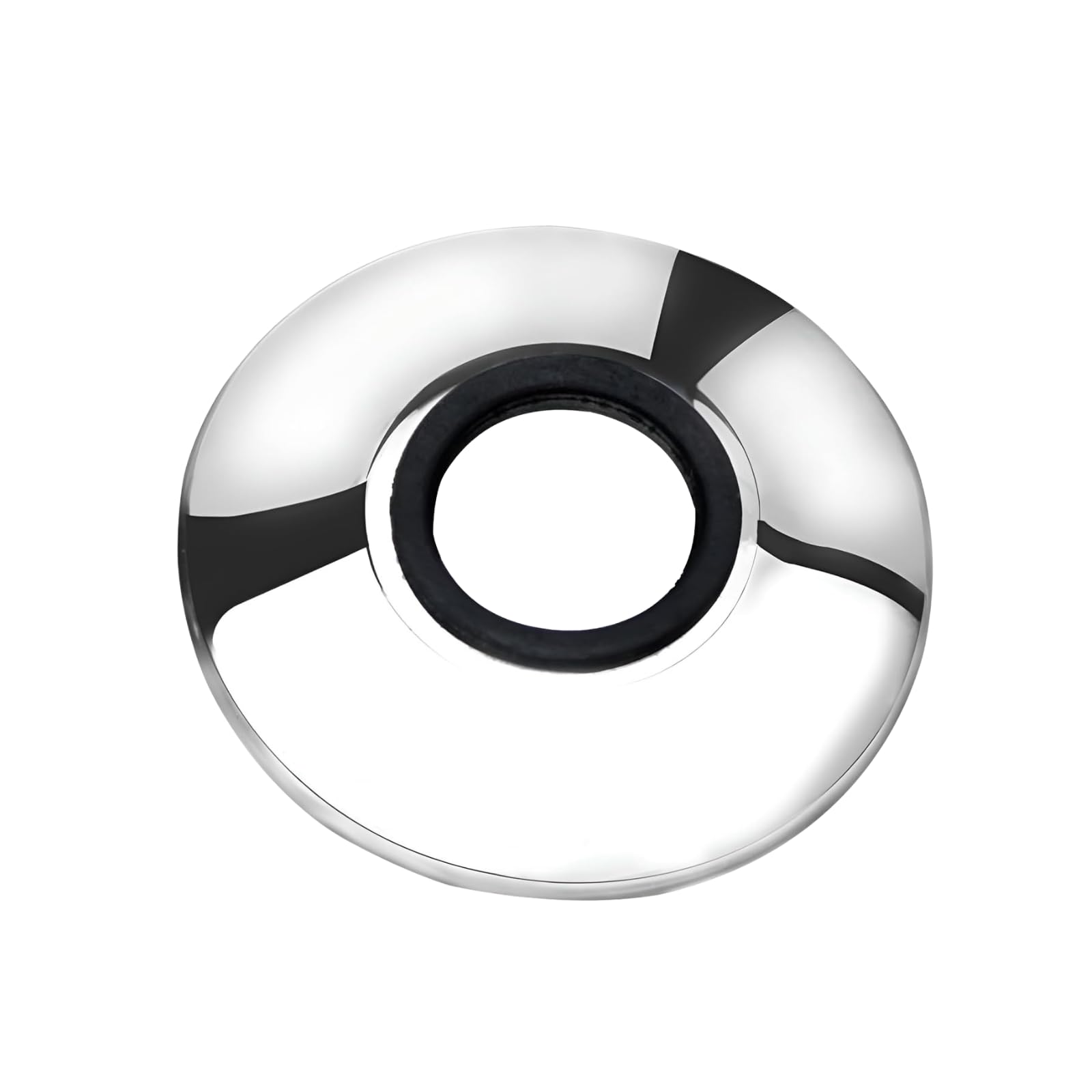 New Ware® Stainless Steel 202 Grade Chrome Plated Wall Flange | 3/4 Inch Round Wall Plate for Kitchen Faucets & Bathroom Taps | Rust-Resistant | Pack of 1