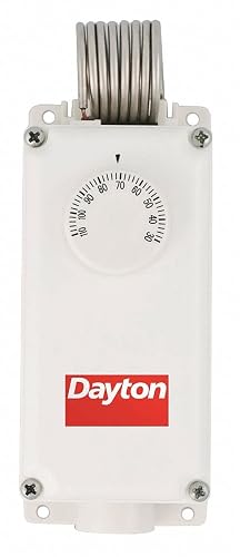 Dayton 6EDY5 Line Voltage Thermostat, 120-240V