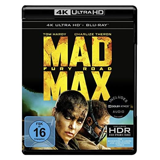 Mad Max: Fury Road (4K Ultra-HD + 2D-Blu-ray) (2-Disc Version) [Blu-ray]