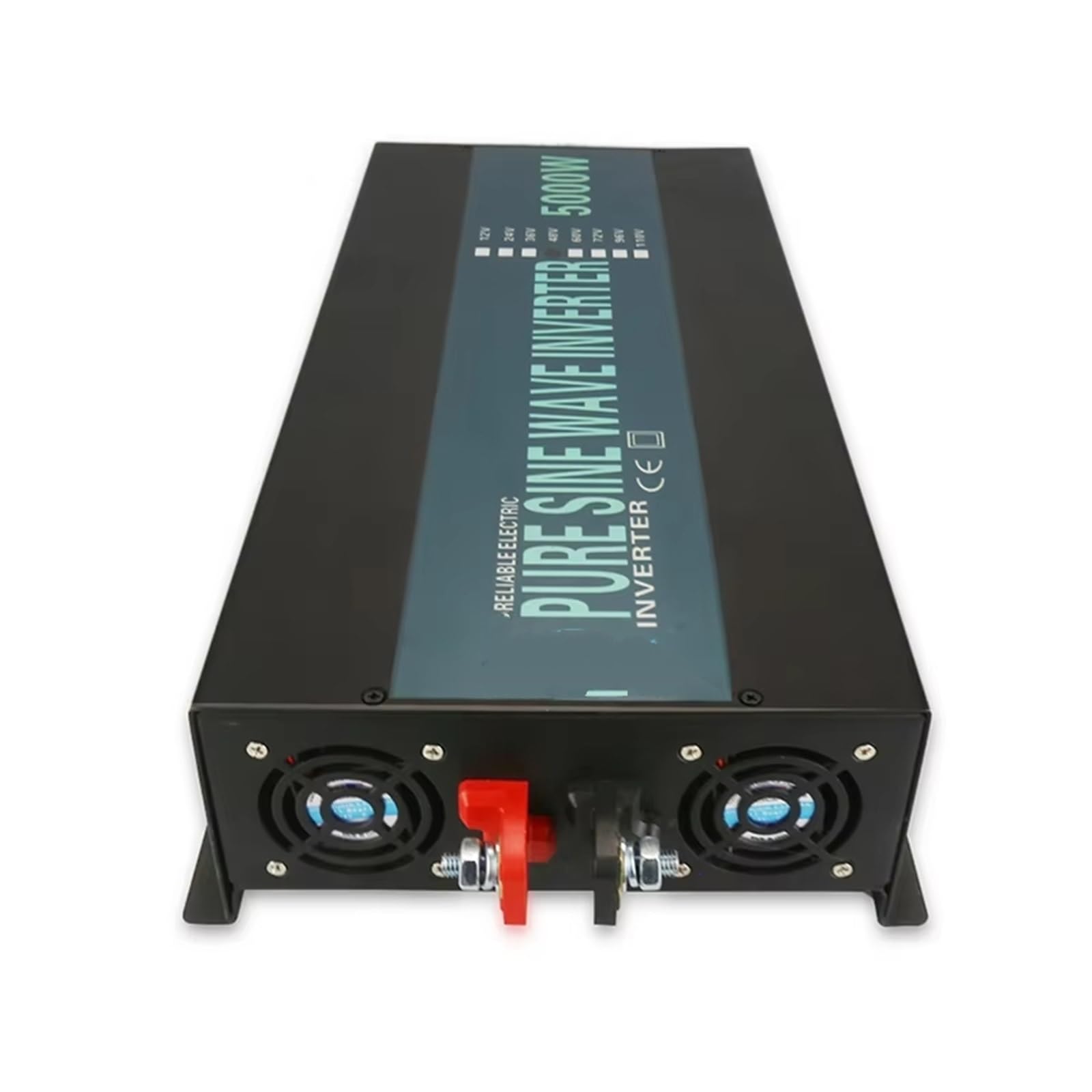 Inversor Inversor Solar Onda Sinusoidal Pura 5000W Potencia Máxima 2500W Convertidor 12V A 220V Banco Energía 24V/48V/110V CC A 100V/120V/230 V/240V CA(110V,110V-120V)
