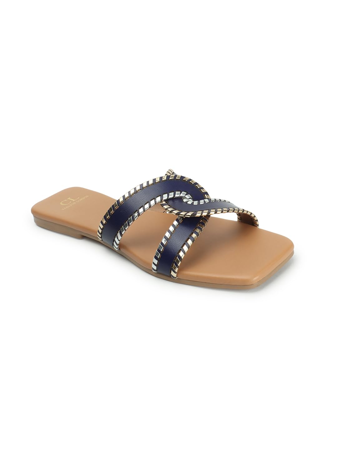 Carlton London Womens Slip On Flat Sandals Colour-Navy, Size-UK 3 (B0CTMJ17BS) Amazon Price History, Amazon Price Tracker