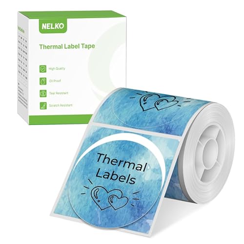 Thermal Labels 2in Round for Nelko PM220