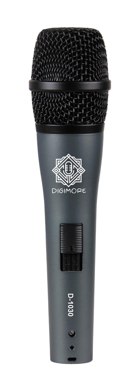 DIGIMORE Super Cardioid Dynamic Vocal Microphone for Singing, Live Performance & Karaoke | Metal Body, 3-Pin XLR Wired Mic | 80Hz–16kHz Frequency Response | 20ft Cable & Mic Holder Included (D-1020) — Amazon image 18