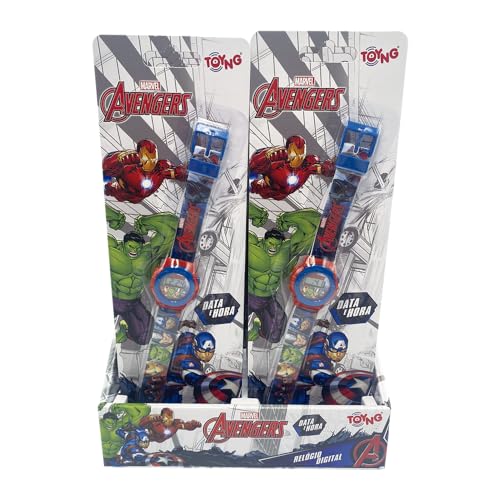 RELOGIO DE PULOS DIGITAL INFANTIL VINGADORES