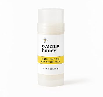 ECZEMA HONEY Gentle Face & Body Lotion Stick - Moisturizing Colloidal Oatmeal Hand Cream for Extremely Dry Skin - Eczema Lotion Helps Psoriasis, Dermatitis & More 2.2 Oz
