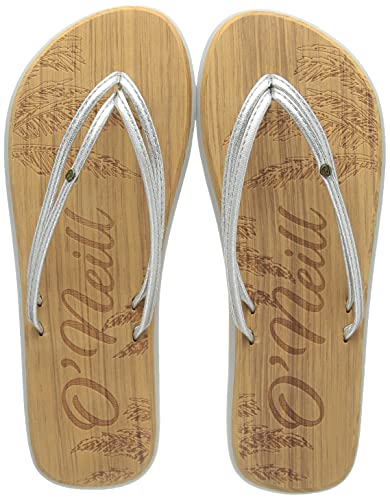 O'NEILL Ditsy Sandals, Sandali. Donna, Argento, 39...