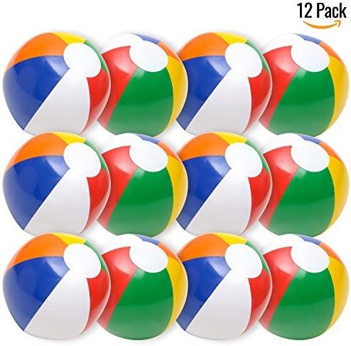 Inflatable Beach Balls Rainbow Color 12