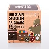 【DING JI】Brown Sugar Cubes with Ginger,Pure Cane Sugar with Dried Jujubes,Dried Logan,Ginger