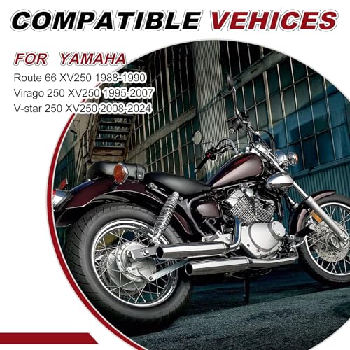 Image of Carburetor Carb & Intake Manifold for Yamaha Route 66 Virago 250 V-star 250 XV250 1988-2024