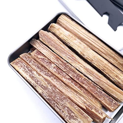 CZ-XING Emergency Flint Starter Kit - Magnesium Rod Flint, Waterproof Box, Fatwood Stick Fire Starter, Survival Tool - Image 8