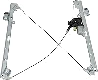 Vista 3 de TRQ Regulador de ventana eléctrico lateral del conductor delantero con motor para camión Chevy