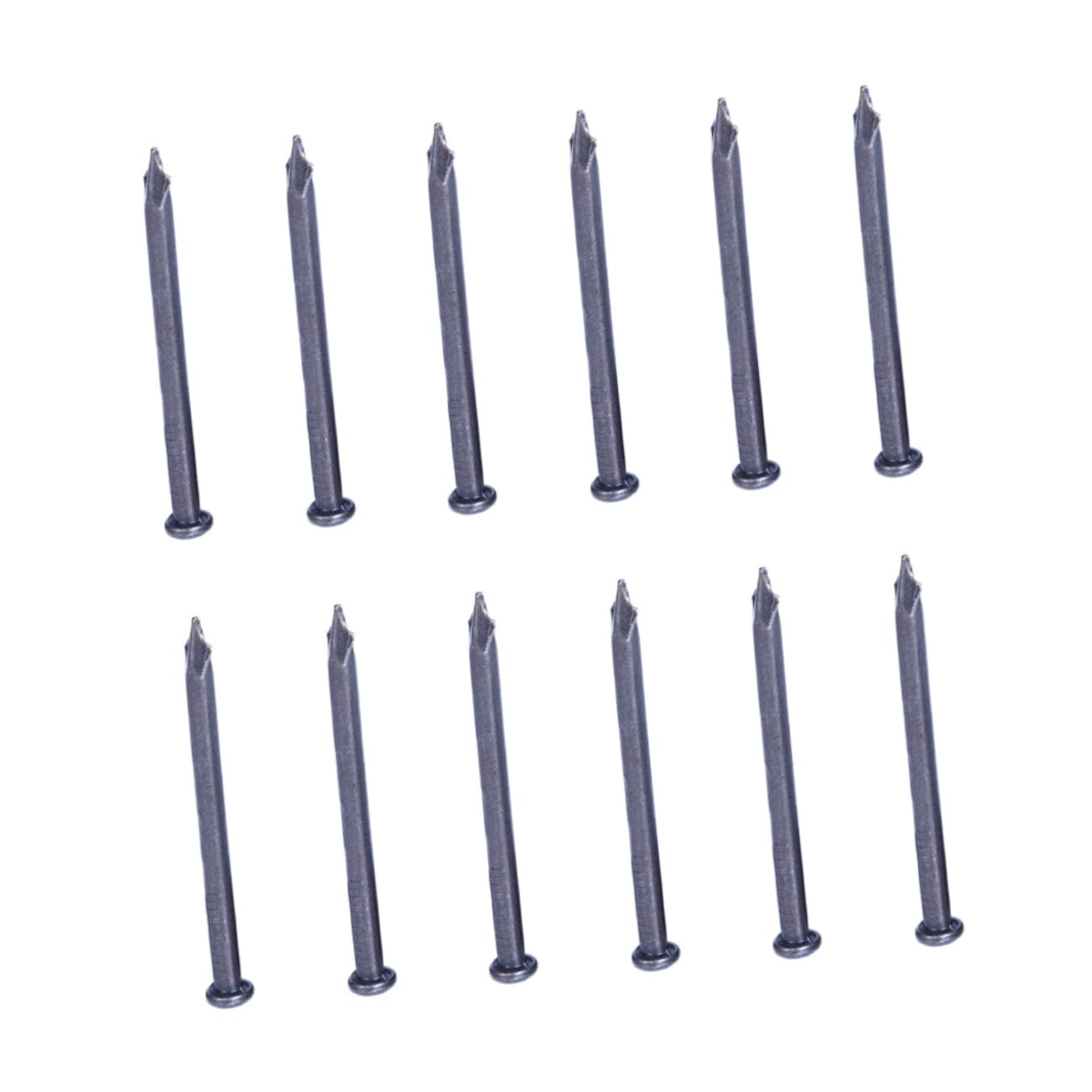 STOBAZA Special Cement Nails 50pcs 2.5inch Carbon Steel Wall Nails Point Tip for Modern Construction