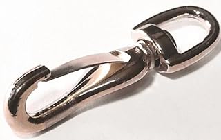 BARON 334-1/4 Steel Round Swivel Eye Spring Snap with 3/16