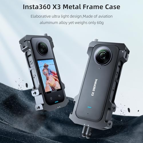 REYGEAK Aluminum Frame Cage for Insta360 One X3 - Image 2