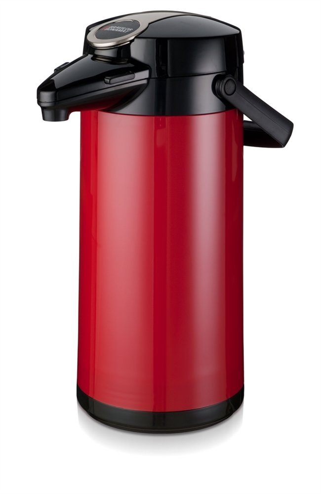 Bonamat Pumpkanne Furento - ROT METALLIC - Edestahlinnenzylinder