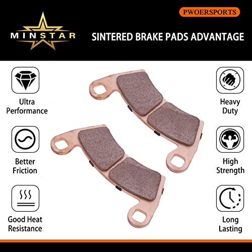 Sintered Brake Pad Change Kit For Polaris Rzr 4 900, Rzr S4 1000, Ranger Xp 1000, Ranger Crew 1000 Xp, General 1000, General 4 1000, General Xp 1000/ Xp 4 1000 #TOP6