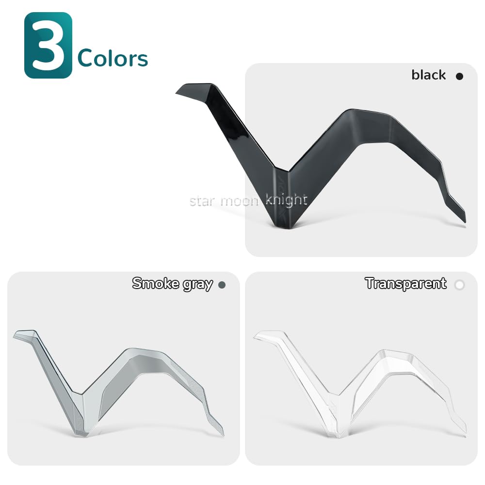 Motocicleta lado aire viento deflectores cubierta de pierna para Honda X-ADV 750 X ADV XADV 750 2021-2024 Accesorios (gris humo)