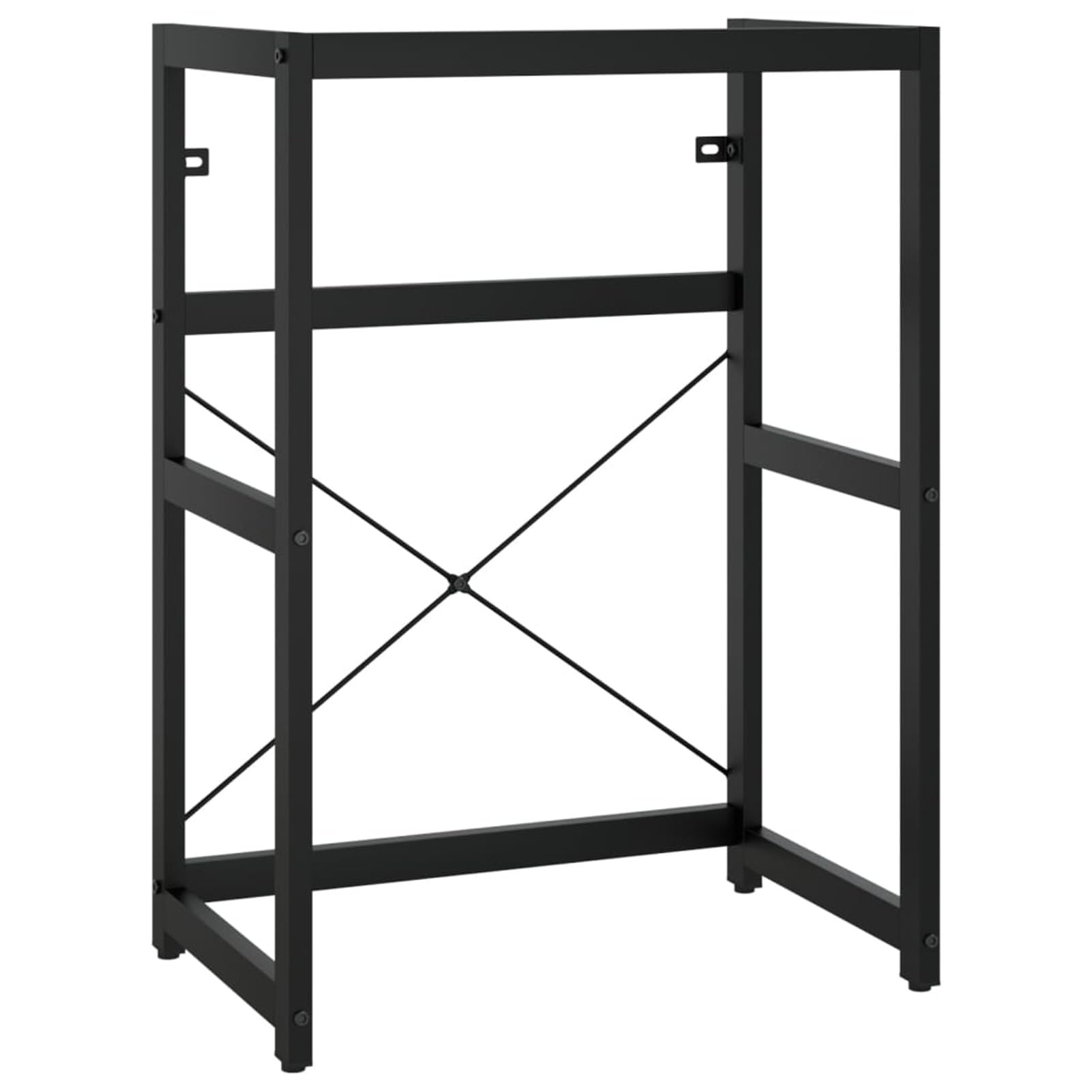 Estructura de Lavabo de Hierro Negro 59x38x83 cm Muebles De Lavabo Muebles BañO