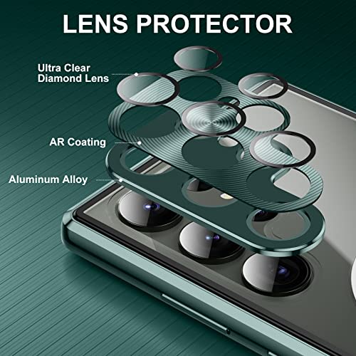 Jonwelsy Case for Samsung Galaxy S23 Ultra, Compatible with Magsafe 360 Degree Full Body Protection Case Magnetic Attraction Metal Bumper+Front Glass+PC Back Cover for S23 Ultra (6.8 inch) (Silver) by Jonwelsy - Used condition - Image 4