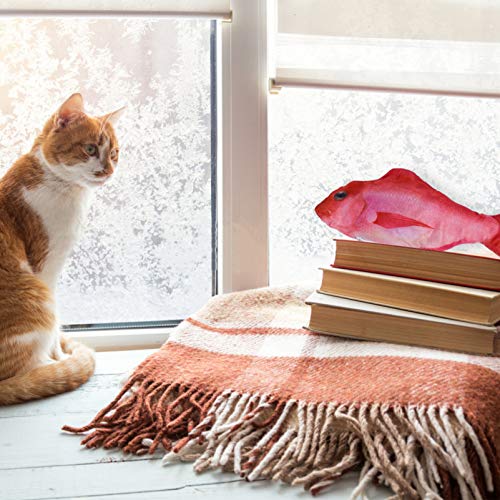 TOYANDONA Brinquedo elétrico para gatos e peixes, brinquedo de mastigar interativo para gatos, gatos