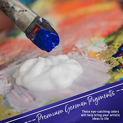 Acrylic Paint Set by Crafts 4 ALL Perfect for Canvas, Wood, Ceramic