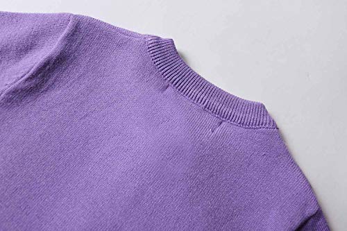 ZHUANNIAN - Cardigan - ragazza viola Purple