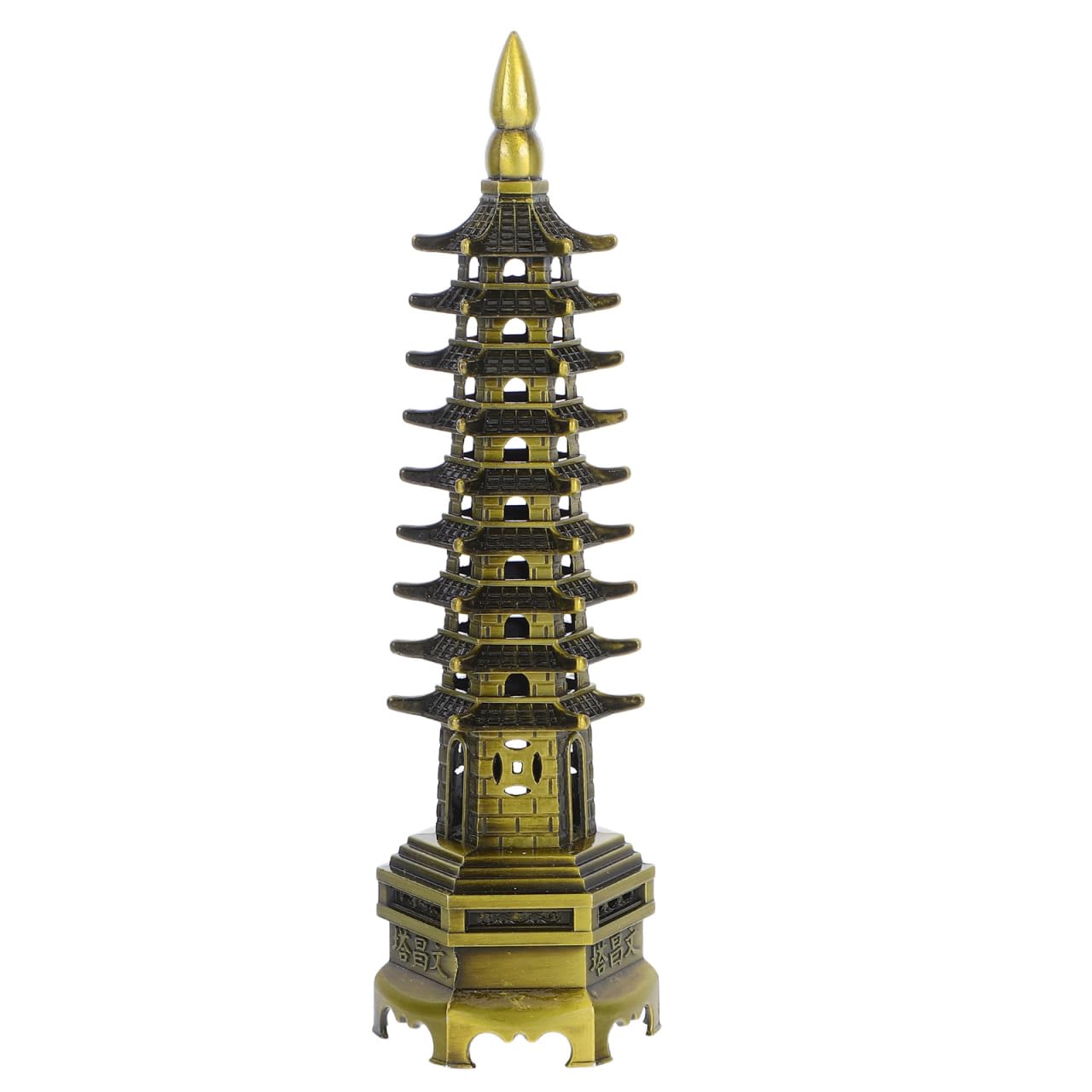 Temple chinois miniature BESPORTBLE pour décoration zen de votre espace de travail