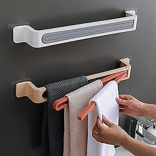 Dkriva Wall Mount 3 in 1 Hand Towel Bar Holder Towel Napkin Holder Bar Self-Adhesive Support for Living Room, Foyer Furniture (1Pcs) (Multicolor) (B0CS9WJPB7) Amazon Price History, Amazon Price Tracker