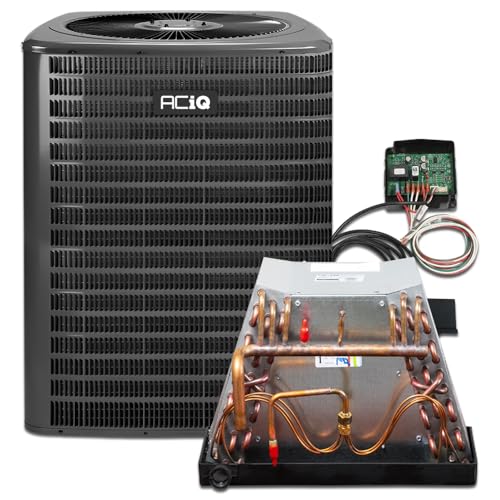 ACiQ 3 Ton 13.4+ SEER2 Central Air Conditioner Split System & Mobile Home Coil - R32 Single Stage | 36000 BTU Energy Efficient AC Unit