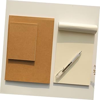 Amazon | AUTSUPPL クラフト紙のメモ帳 白紙のスケッチノート