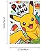 CANDYL DIY Oil Painting Paint by Number Kit for Kids Adults Students Beginner DIY Canvas Painting by Numbers Acrylic Oil Painting Arts Craft for Home Wall Decoration Pikachu 16x20 Inch